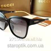 Женские солнцезащитные очки Gucci 62234 черный цвет фотография