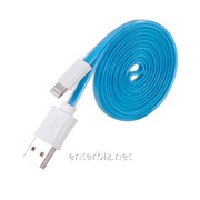 Кабель Hoco Two Side Jelly Lighting Cable (1,2m) Blue (UPL07BL), код 100455 фотография