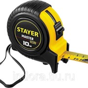 STAYER MASTER 10м / 25мм рулетка в ударостойком обрезиненном корпусе фото