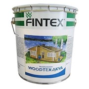 Средство для защиты дерева Fintex Woodtex Akva 9 л, арт. 4863