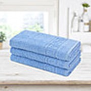 Махровое полотенце 70x140см, голубое