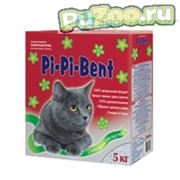 Pi-Pi-Bent fresh sensation - наполнитель пи-пи-бент сенсация свежести для кошек с ароматом свежих трав и цветов / коробка фото