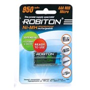 Аккумулятор Robiton AAA 950 mAh Ni-MH BL2 фото