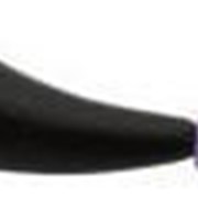 Мормышка лит “Зубок большой“0,7гр.черная фото