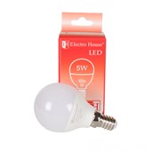 LED лампа шар E27/4100K/5W 450Lm /180 G45 фотография