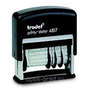 Штамп-датер с 12 бухгалтерскими терминами TRODAT 4817 фото