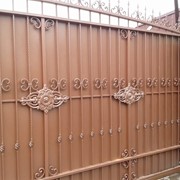 Откатные ворота в Переславле-Залесском, Ярославская область фотография