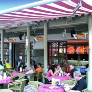 Уличный инфракрасный газовый обогреватель terrasSchwank - модель для кафе и ресторанов фото