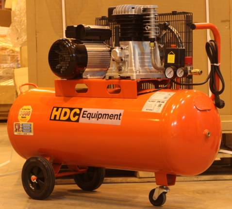 Компрессор Ременный 100 Литров Hdc Купить