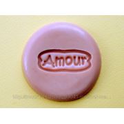 Силиконовый штамп для мыла “Amour“ фото