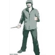 Мишень для травматического оружия Бандит с ножом, 720*1500мм, картон Ладога фото