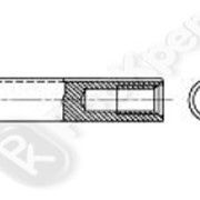 Штифт цилиндрический с внутренней резьбой ГОСТ 12207-79 ДИН 7979