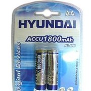 Аккумулятор 485207 ( АА ) Hyundai 1800 mAh ACCU Ni-MH ( 1,2 v ) ( 2 шт.)