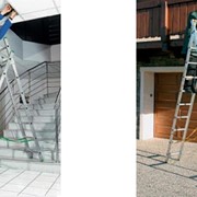 Раскладные лестницы двухсекционные