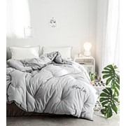 Одеяло Mency средней плотности (Серый) 1.5 спальный