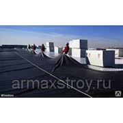 Монтаж клеевой мембранной кровли Firestone EPDM, фото