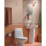 Плитка керамическая для ванной “Антарес 3 / терракотовый“ фотография