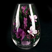 Цветочная композиция Орхидеи. Неувядающие цветы фото
