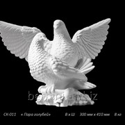 Скульптура “Пара голубей“ фото