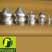 Алюминиевые наконечники для металлических заборов. фотография