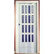 Дверь-гармошка XXY 1-4-1 White B06