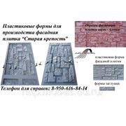 Пластиковая форма для производства фасадной плитки «Старая крепость» фото