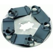 Универсальная насадка O 225 мм с 5 пластинами для установки сменных алмазных шлифовальных сегментов фото