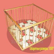 Детский манеж Можгинский лесокомбинат деревянный, 100х100 см фото