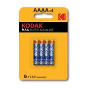 Алкалиновая батарейка Kodak MAX LR61-4BL [K4A-4] фото