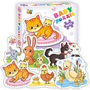 Пазлы макси Дрофа-Медиа Baby Puzzle Мамы и малыши-1 арт.3995 фото