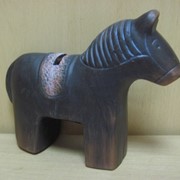 Лошадка-копилка светло-коричневая, арт. 9811716**