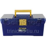Ящик для инструментов FIT пластиковый (39х20х17 см) синий фото