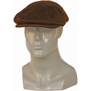 Кепка замшевая мужская коричневая 27/69-3 фото