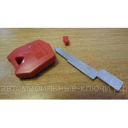 Заготовка корпуса чип-ключа Кавасаки, красного цвета фото