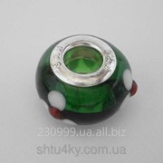 Бусина Pandora в зеленом цвете P4260805 фото