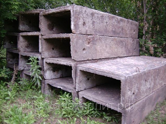 Лотки железобетонные б/у, лоток теплотрассы (и плиты к ним), для ...?