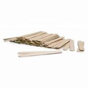 Набор одноразовых деревянных шпателей для нанесения воска для депиляции и сахарной пасты, 100 шт. фотография