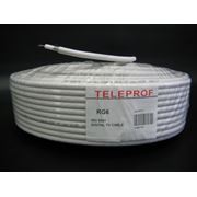 Коаксиальный кабель TELEPROF RG650 Медный BC/FPE/Al фольга SnCu оплетка 50% / PVC/ фото
