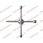 Ключ-крест баллонный, 17 х 19 х 21 мм, квадрат 1/2", усиленный, толщ. 16 мм// MATRIX PROFESSIONAL