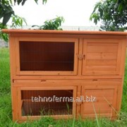 Деревянный домик для кроликов (1)