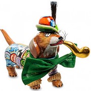 Скульптура Такса Макс 23х16х8см. арт.TG-4298 (Thomas Hoffman) фото