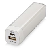 Портативное зарядное устройство Ангра, 2200 mAh, белый фотография
