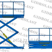 Стол подъемный гидравлический двухножничный Gidrolast 2X2200.1500.500.2800 фотография