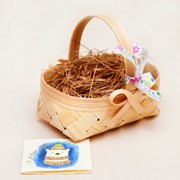 Корзинки плетеные из шпона упаковка , basket woven veneer packaging фото