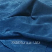Спилок-велюр, цвет синий, толщина 1,2-1,4 мм.