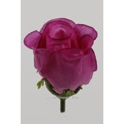 Роза бутон (5 см, 1 шт), темно-пурпурный