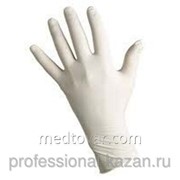 Перчатки медицинские латексные смотровые стерильные опудренные размеры S,M,L M фотография