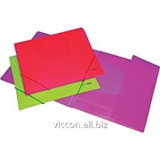 Папка на резинках, пластиковая, b5, economix, неоновые цвета E31624 фотография