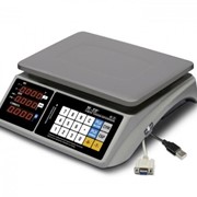 Торговые настольные весы Mertech M-ER 328 AC-15,2 TOUCH-M LED RS232 и USB фото