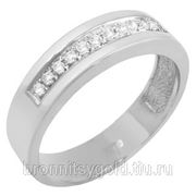 Обручальное кольцо с бриллиантами (Арт. R0121010000) фото